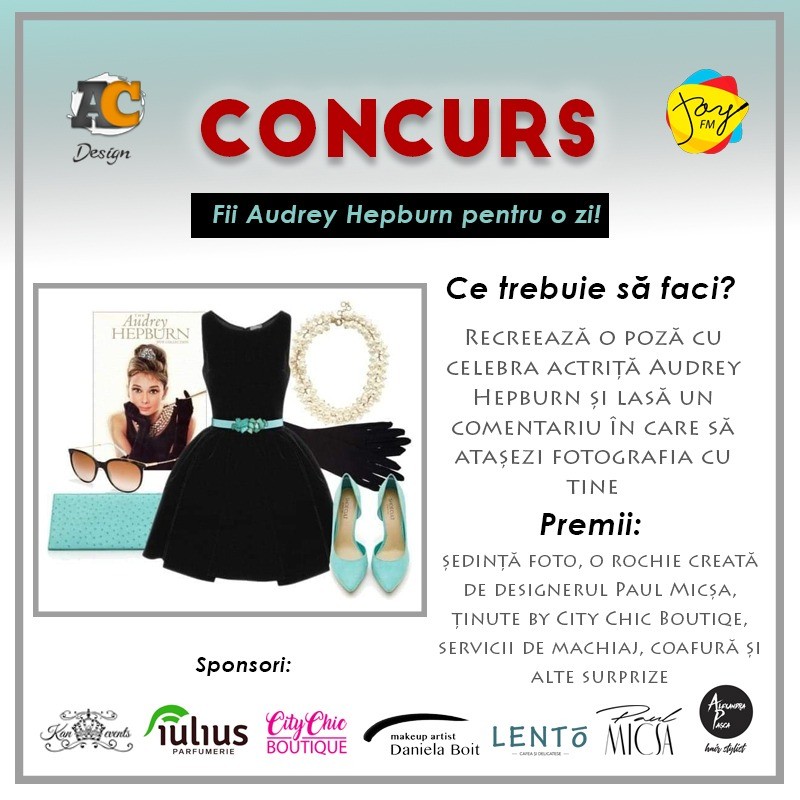 Fii Audrey Hepburn pentru o zi! (ÎNCHEIAT)