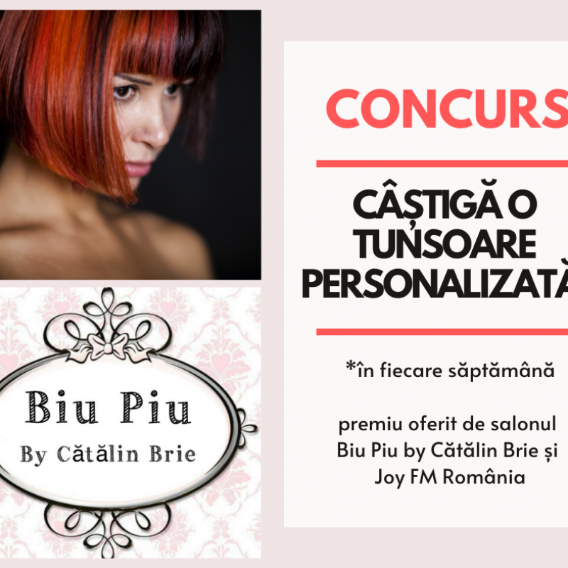 Câștigă o tunsoare personalizată (ÎNCHEIAT)